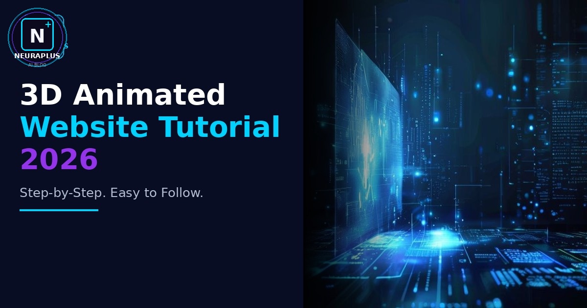 3D Animated Website Tutorial 2026