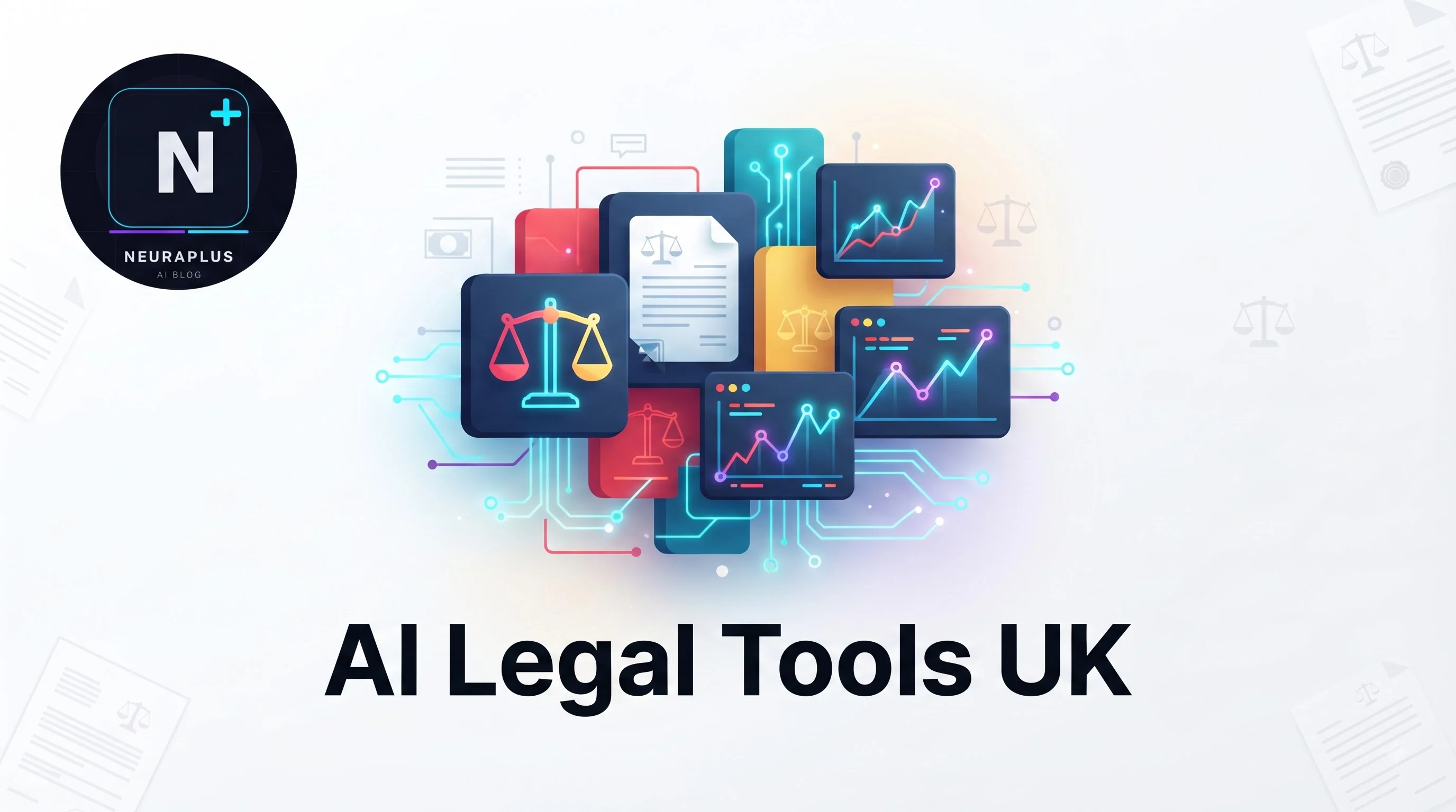 Comparison of AI legal tools for UK law firms showing Harvey, Robin AI, Luminance and Lexis+ AI side by side