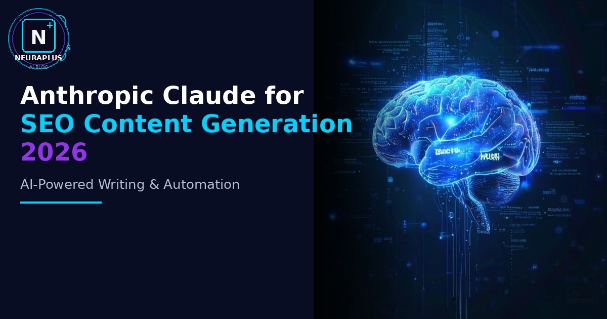 Anthropic Claude for SEO Content Generation 2026