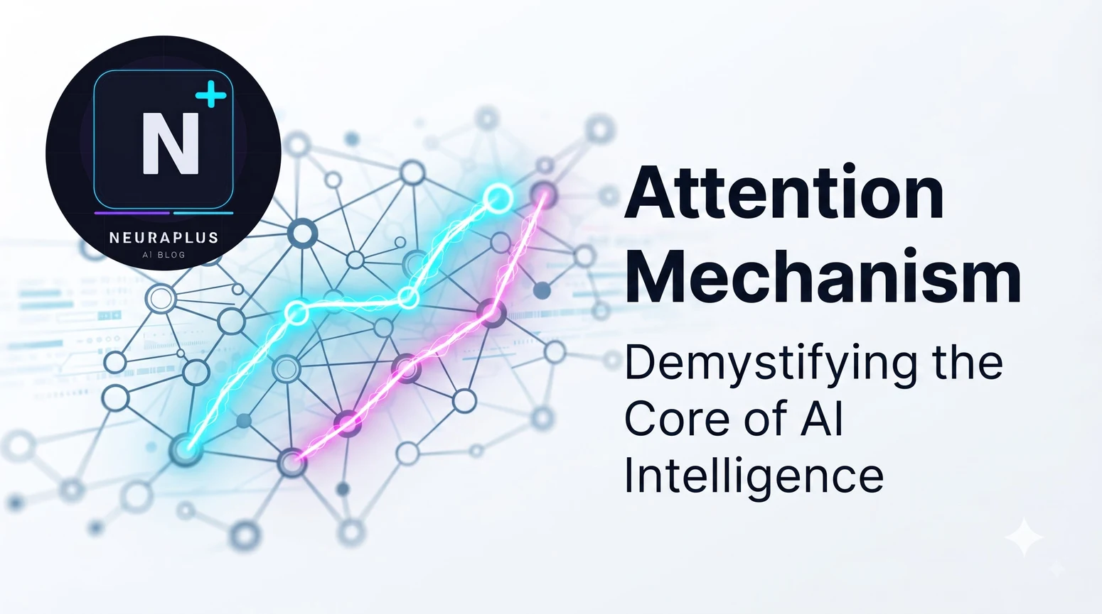 How the Attention Mechanism Works - self-attention weights connecting tokens inside a transformer, visualized