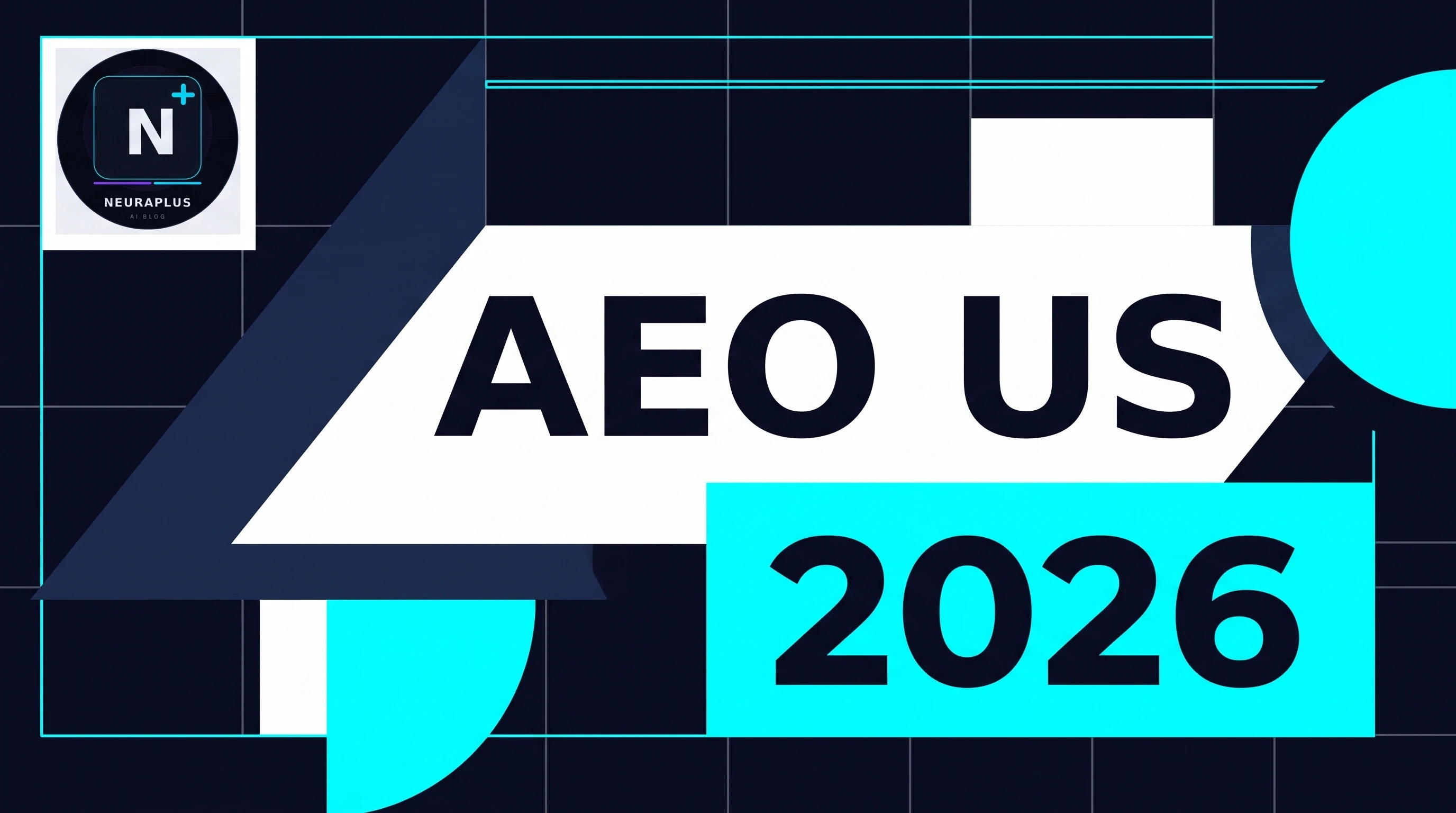 3D paper-craft illustration of a futuristic tech city skyline with a Top AEO Agency 2026 award standing at the center