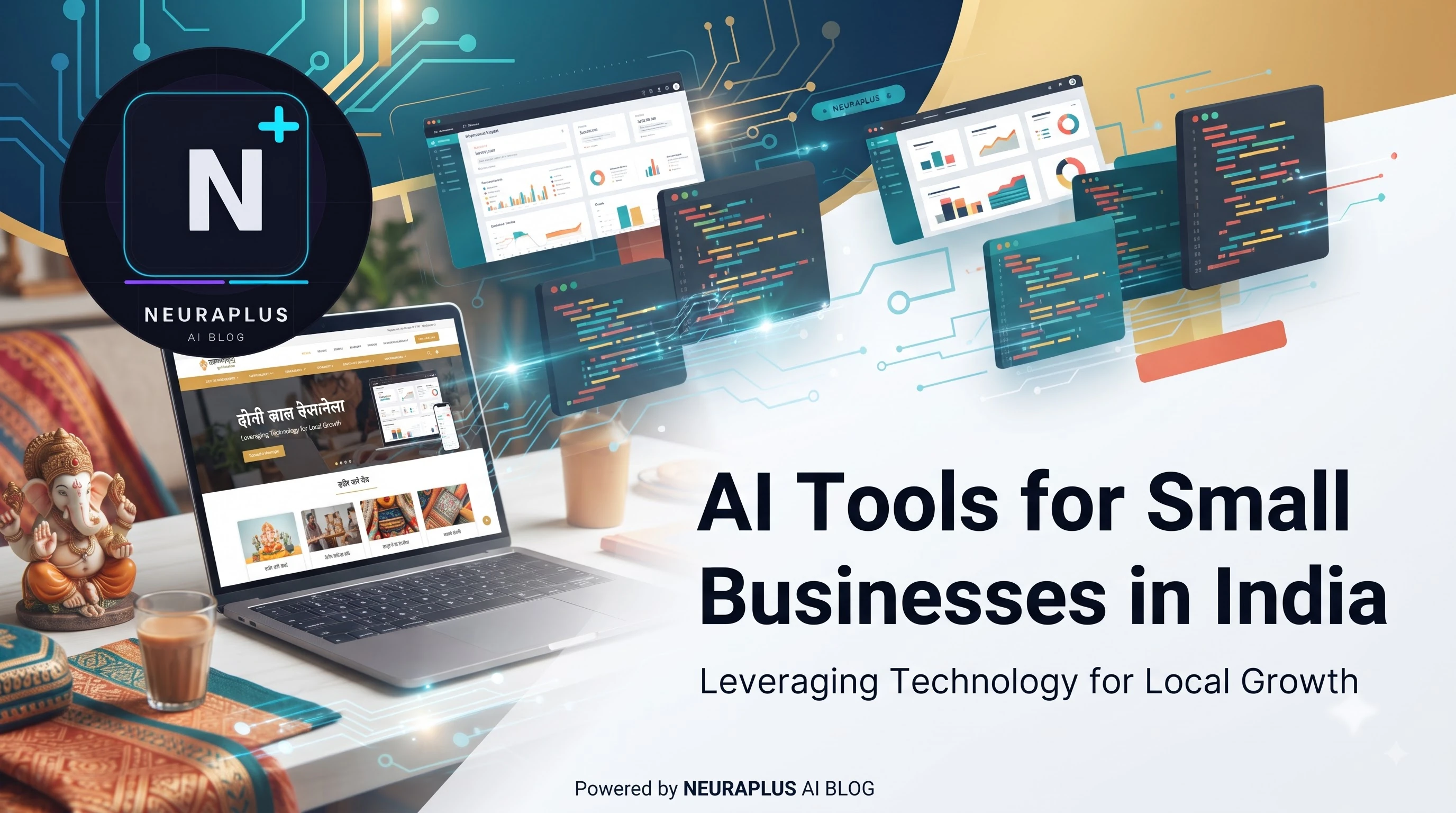 Best All-in-One AI Tools for Small Businesses in India - Zoho, Freshworks, Canva and ChatGPT stack with INR pricing and WhatsApp automation