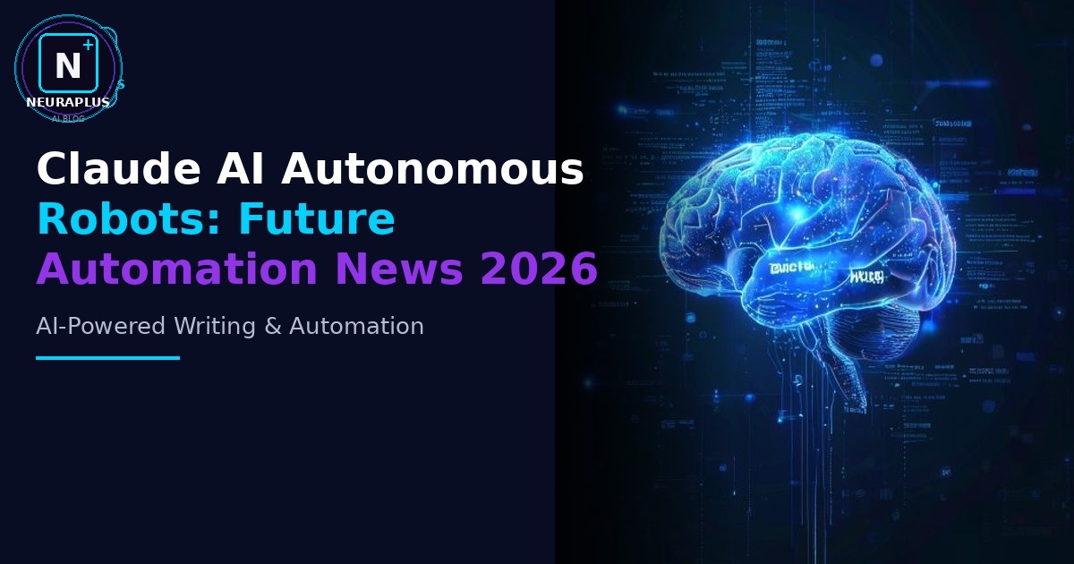 Claude AI Autonomous Robots: Future Automation News 2026