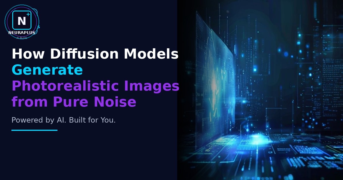 How Diffusion Models Generate Photorealistic Images from Pure Noise