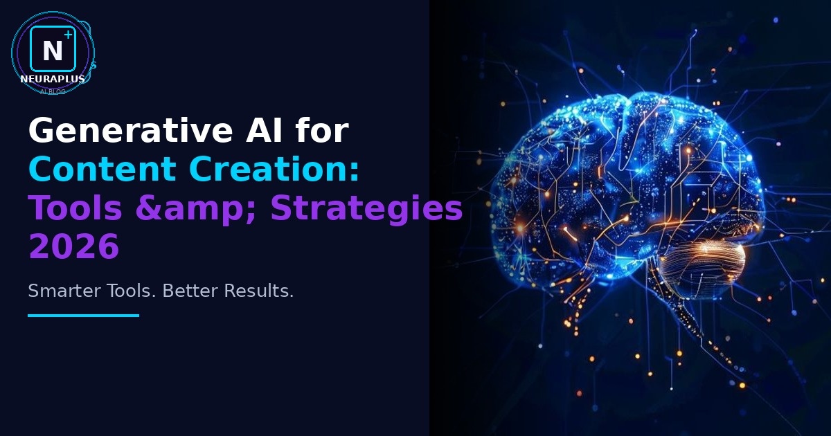 Generative AI for Content Creation: Tools & Strategies 2026