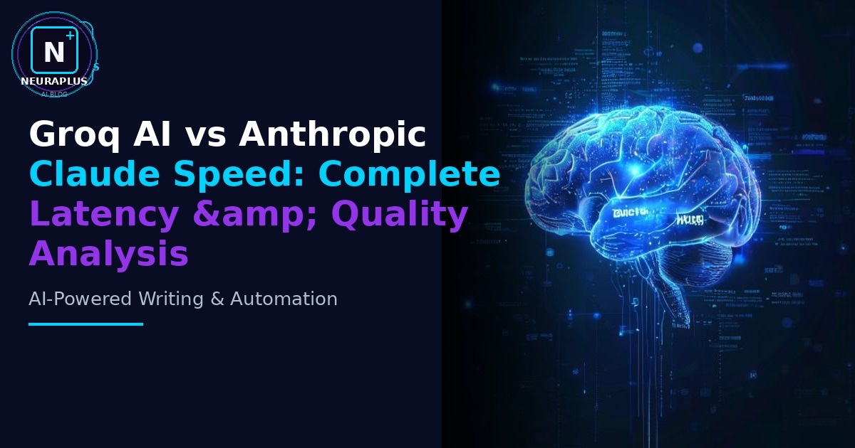 Groq AI vs Anthropic Claude Speed: Complete Latency & Quality Analysis