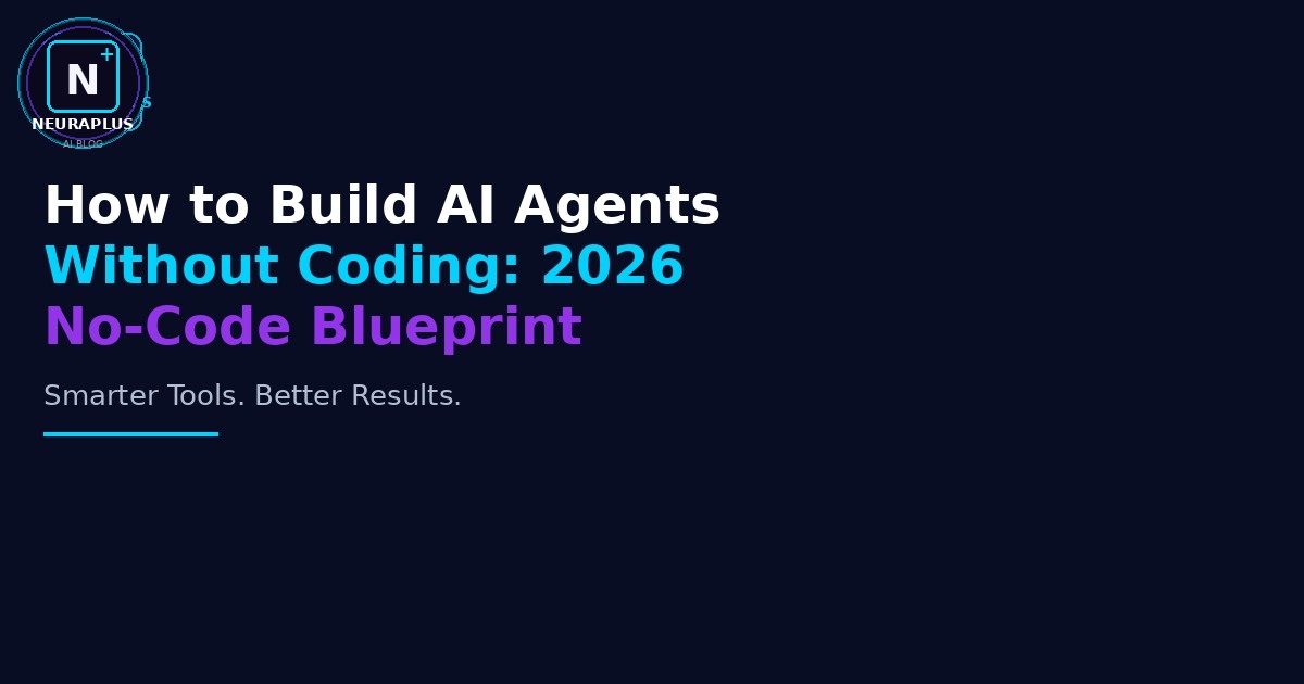 How to Build AI Agents Without Coding: 2026 No-Code Blueprint