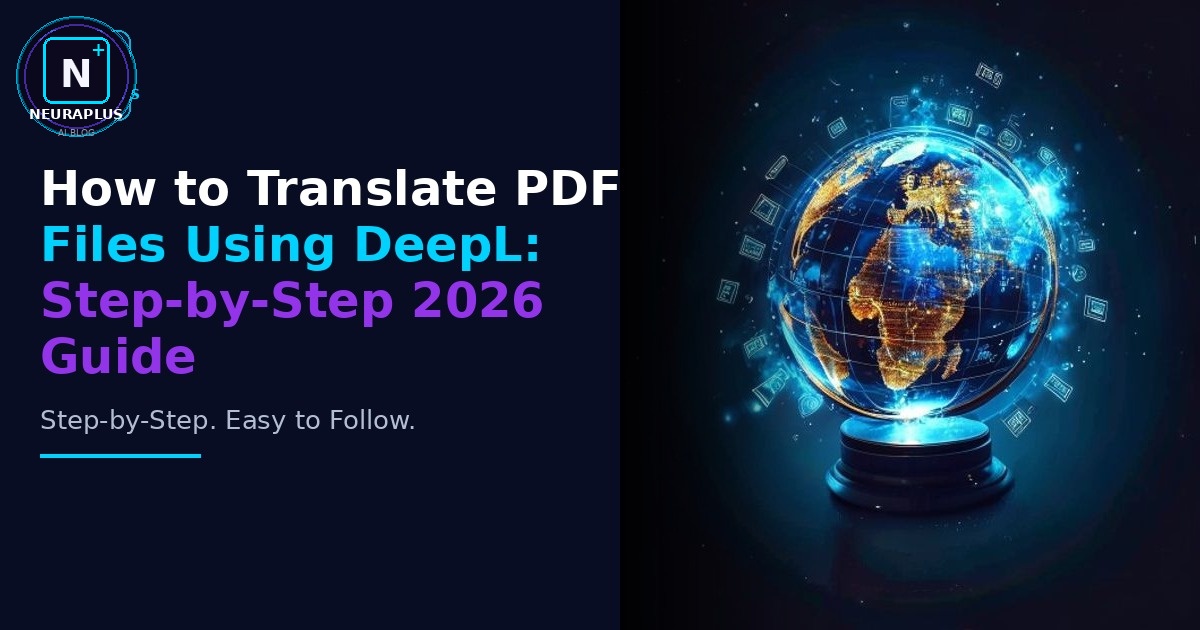 How to Translate PDF Files Using DeepL: Step-by-Step 2026 Guide