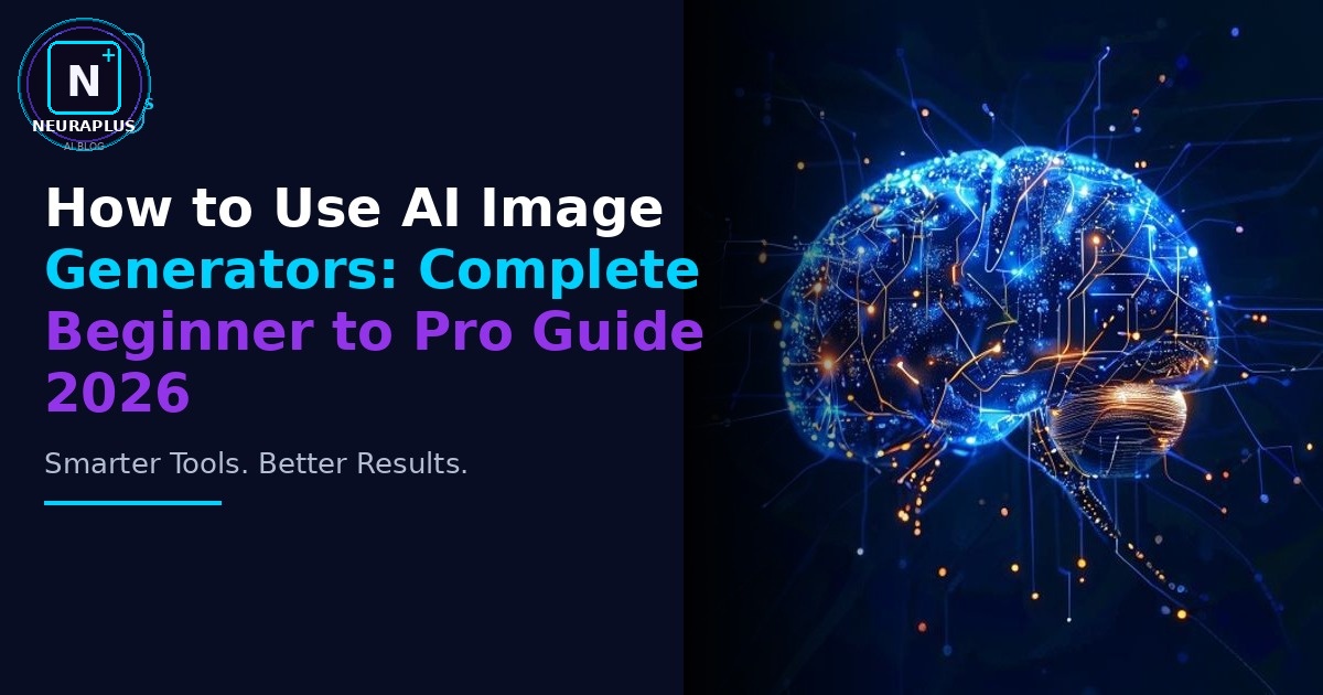 How to Use AI Image Generators: Complete Beginner to Pro Guide 2026