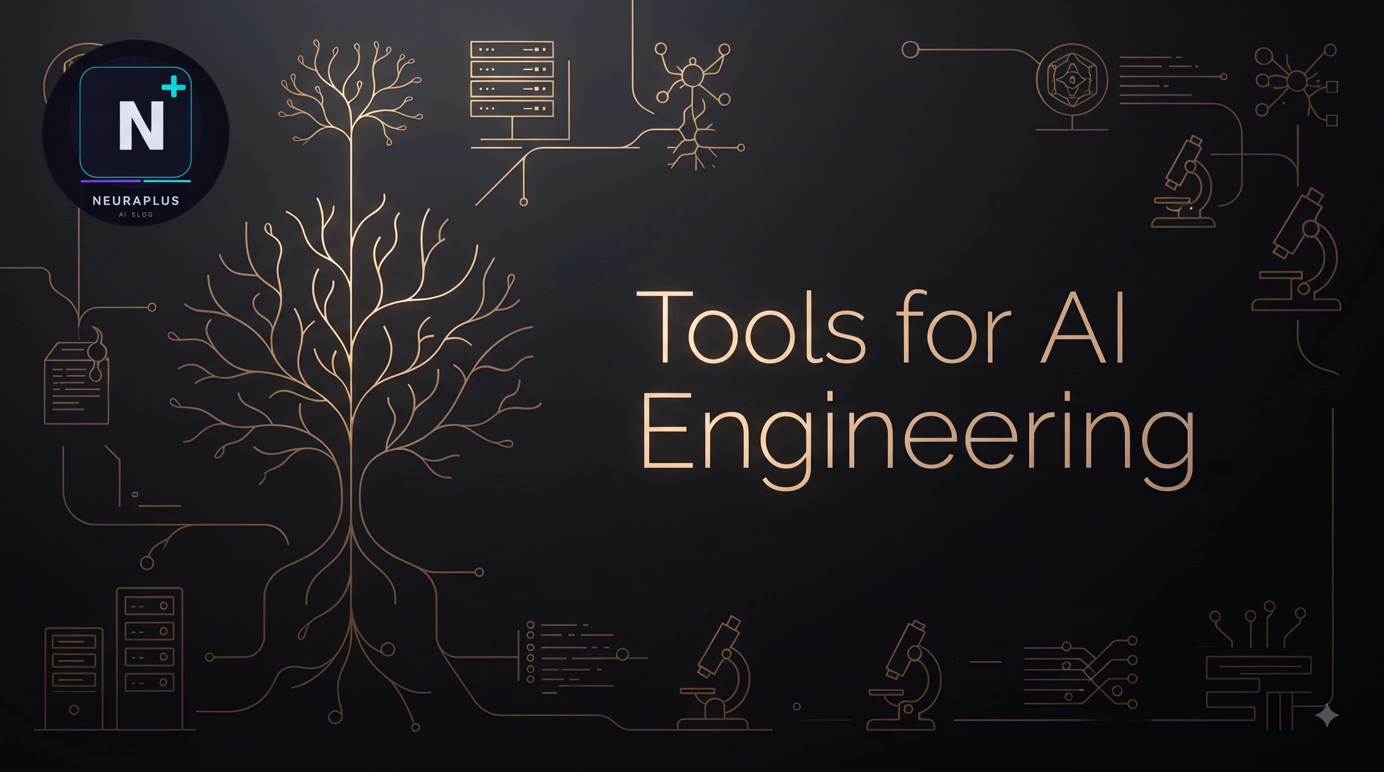 Tools Required for AI - the complete 2026 stack showing hardware, languages, frameworks, cloud platforms and data tools