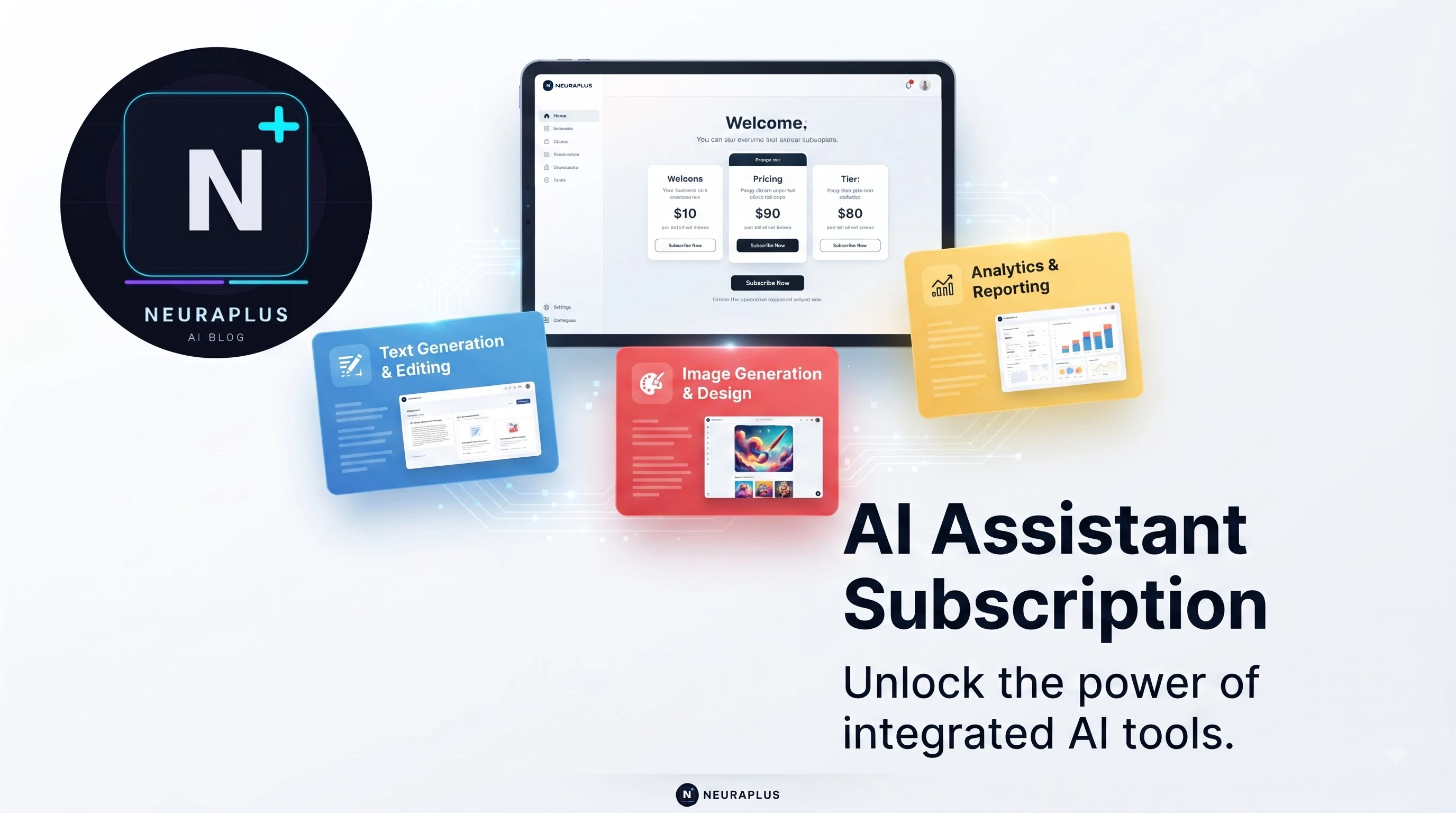 AI Assistant With Multiple Capabilities - comparing the five major AI subscriptions side by side on one dashboard