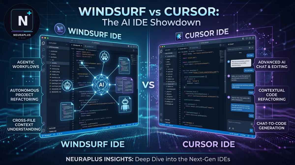 Windsurf vs Cursor IDE 2026 — NeuraPulse